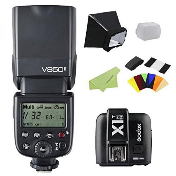Godox VING v850ii 2,4 G HSS Li-Ion Flash Speedlite mit x1t-n Sender für Nikon-34
